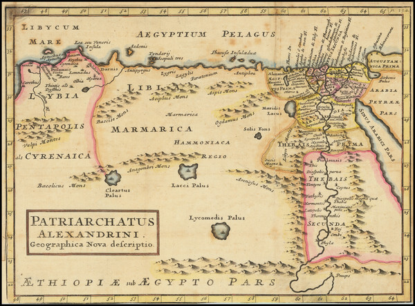 92-Middle East and Egypt Map By Pieter van der Aa