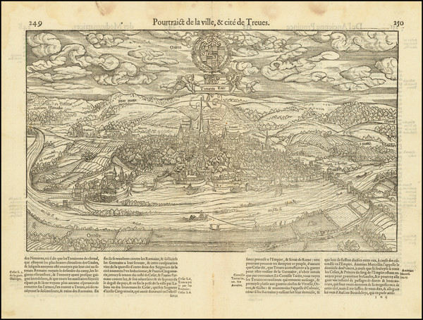 14-Mitteldeutschland Map By Francois De Belleforest