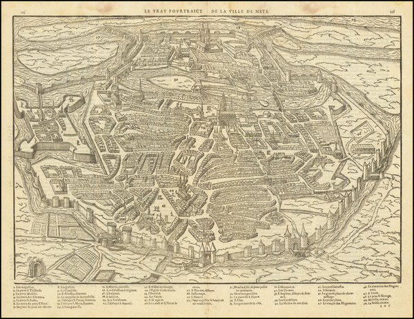 80-Nord et Nord-Est Map By Francois De Belleforest