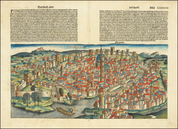 62-Other Italian Cities Map By Hartmann Schedel