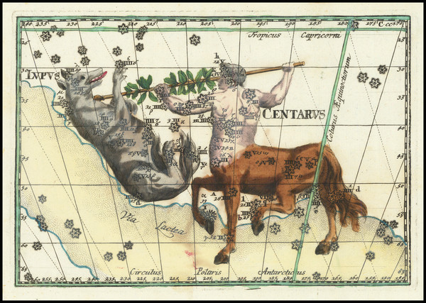 75-Celestial Maps Map By Corbinianus Thomas