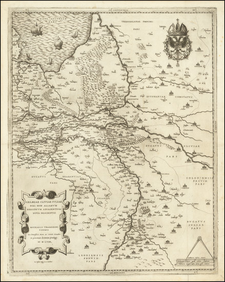 43-Netherlands Map By Michael Tramezzino