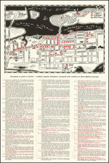 85-Florida and Pictorial Maps Map By St. Augustine Junior Chamber of Commerce