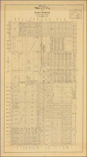 91-Los Angeles Map By W. R. Barclay