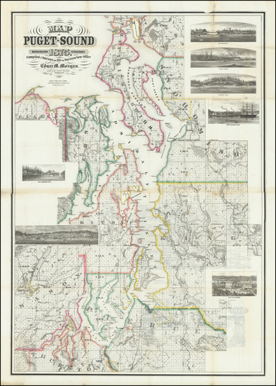 60-Washington Map By Edgar M. Morgan / Britton & Rey