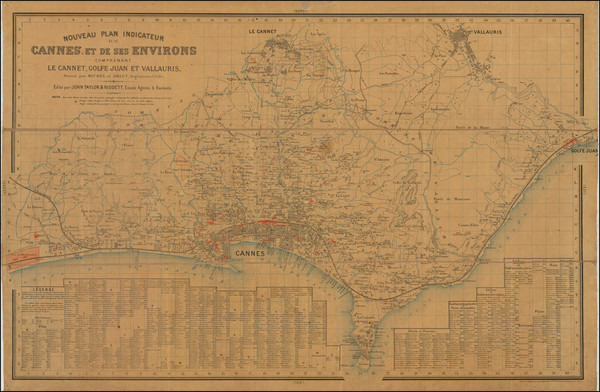 97-Sud et Alpes Française Map By Michel et Arluc