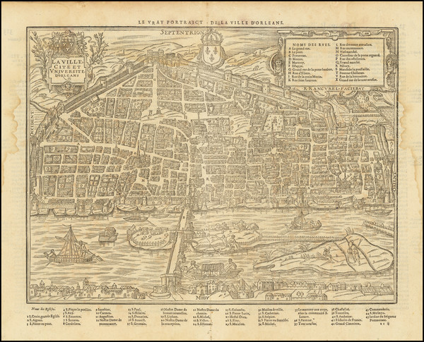 13-Centre et Pays de la Loire Map By Francois De Belleforest