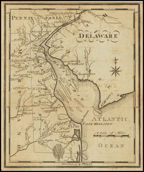 85-Delaware Map By Joseph Scott