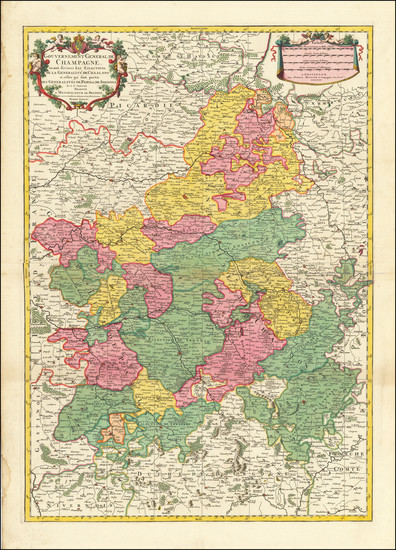 85-Nord et Nord-Est Map By Pierre Mortier