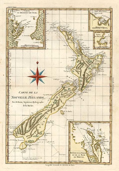 40-Australia & Oceania and New Zealand Map By Rigobert Bonne