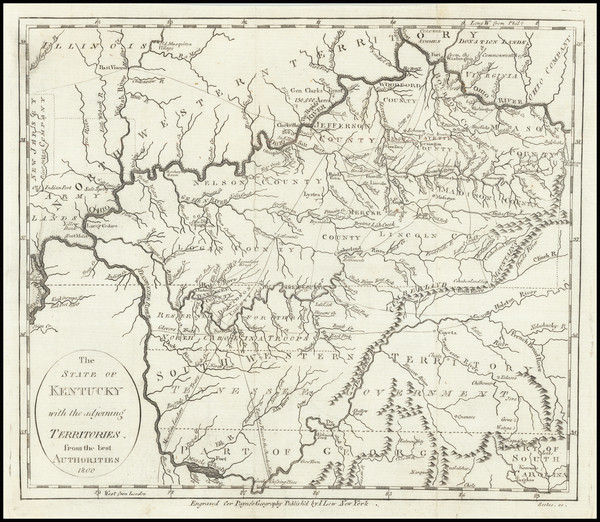 79-Kentucky, Tennessee and Ohio Map By John Payne