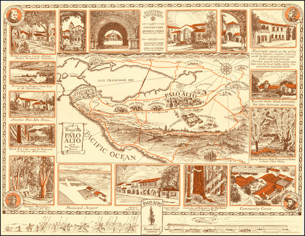 91-Pictorial Maps and California Map By Arthur Lites