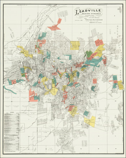 24-Colorado and Colorado Map By Charles F. Saunders