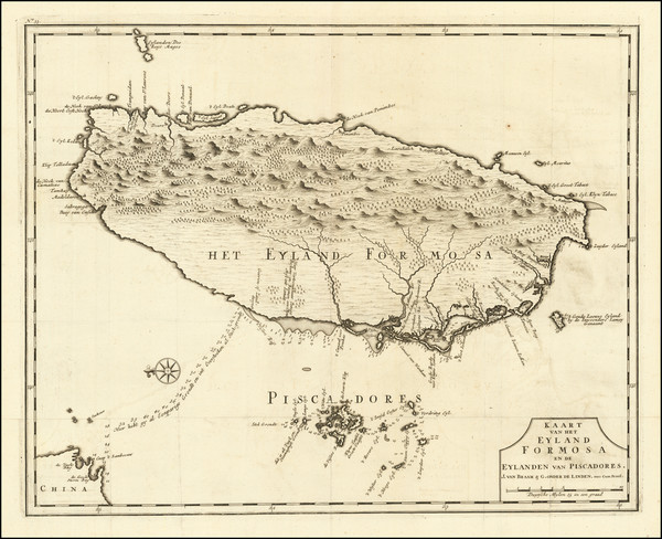 44-China Map By Francois Valentijn