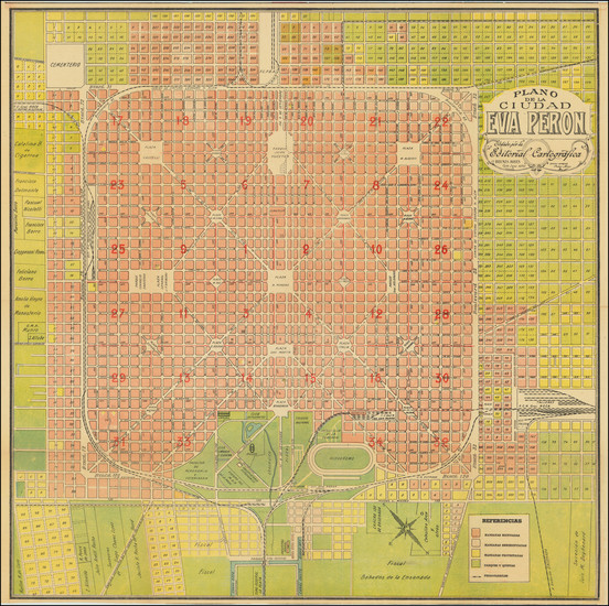 54-Argentina Map By Pedro Borio