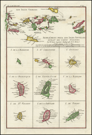 12-Virgin Islands and Other Islands Map By Rigobert Bonne