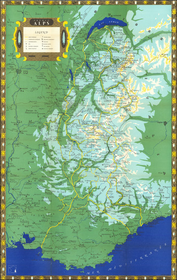 97-France Map By Ministere des Travaux Publics