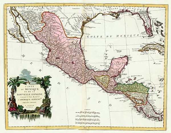 0-Texas, Southwest, Mexico and Central America Map By 