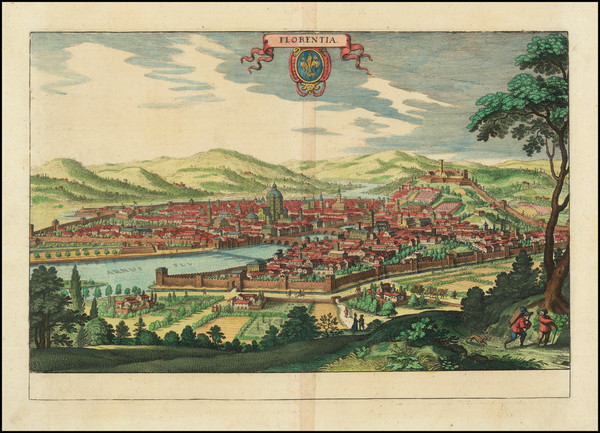 46-Other Italian Cities Map By Matthaus Merian