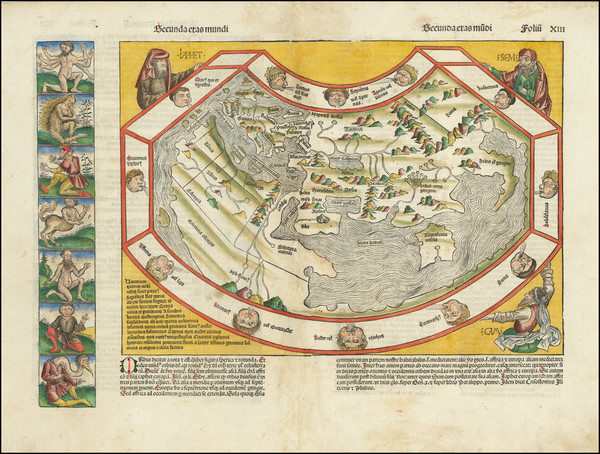 80-World Map By Hartmann Schedel