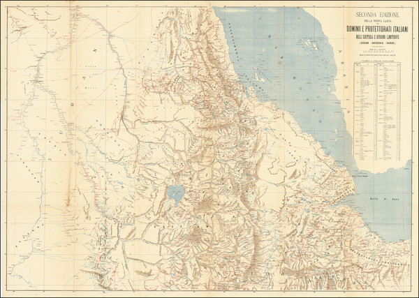 100-North Africa Map By Ministero Della Guerra