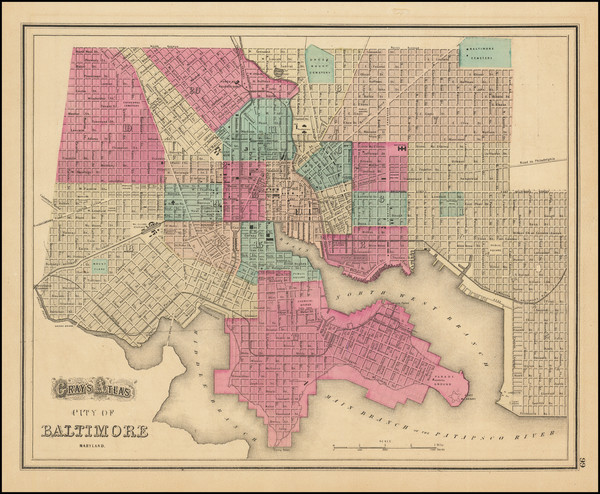 15-Maryland Map By O.W. Gray