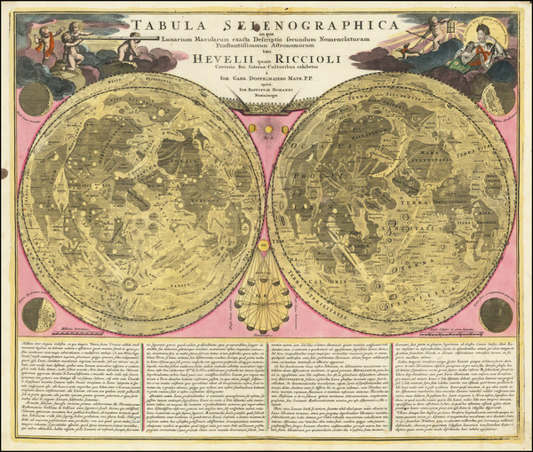 68-Celestial Maps and Curiosities Map By Johann Baptist Homann