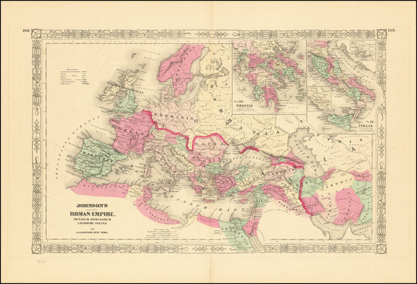 9-Europe and Mediterranean Map By Alvin Jewett Johnson