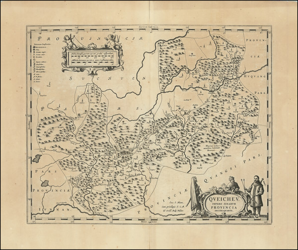 0-China Map By Johannes Blaeu