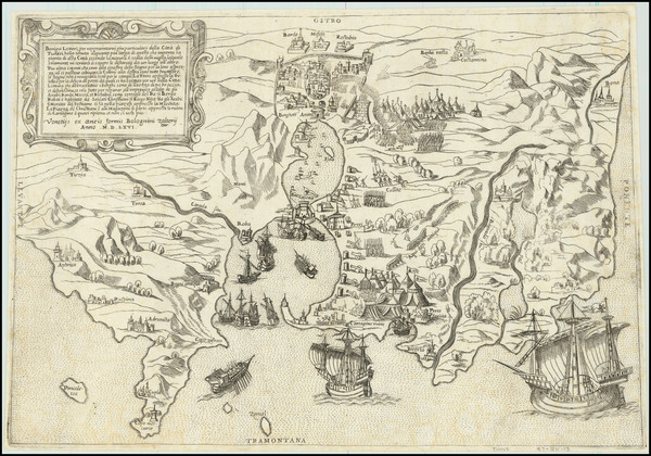 36-North Africa Map By Bolognini Zaltieri