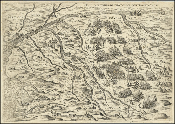 98-France Map By Anonymous / Lafreri School