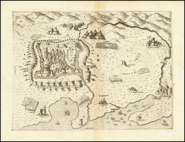 17-Grand Sud-Ouest and Sud et Alpes Française Map By Giulio Ballino