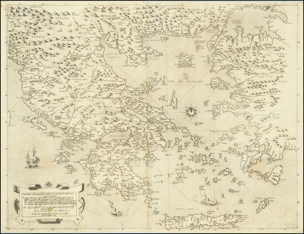 13-Turkey, Turkey & Asia Minor and Greece Map By Donato Bertelli / Domenico Zenoi