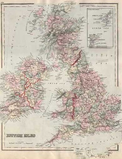 27-Europe and British Isles Map By Frank A. Gray