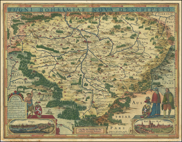 59-Czech Republic & Slovakia Map By Petrus Kaerius