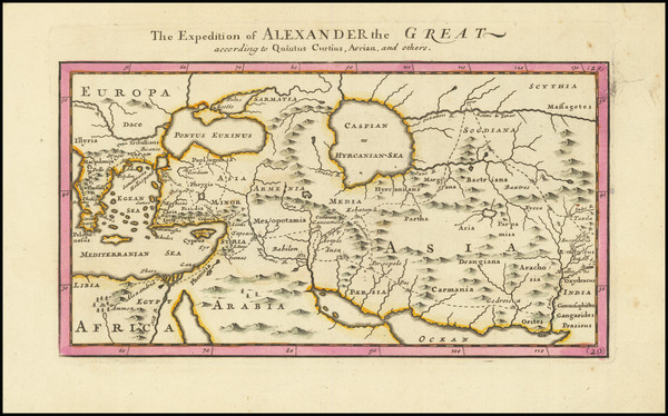 92-Turkey, Central Asia & Caucasus, Persia & Iraq and Turkey & Asia Minor Map By Herma