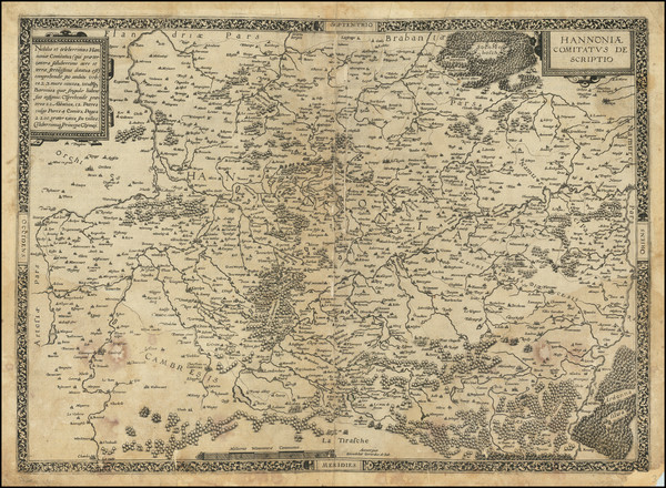 47-Belgium and Nord et Nord-Est Map By Gerard de Jode