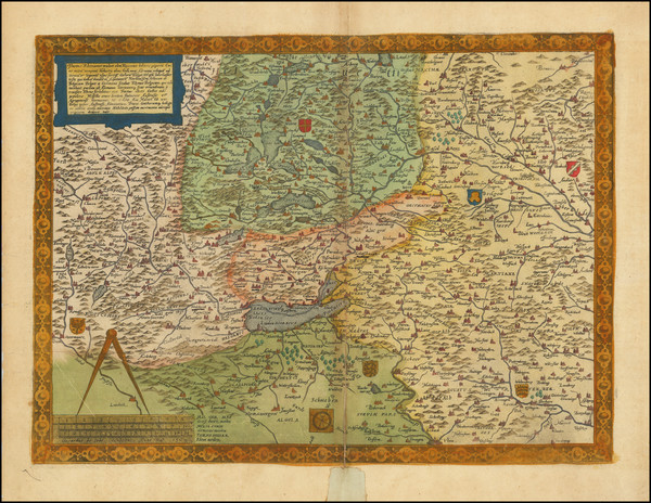 15-Switzerland, Austria and Süddeutschland Map By Gerard de Jode