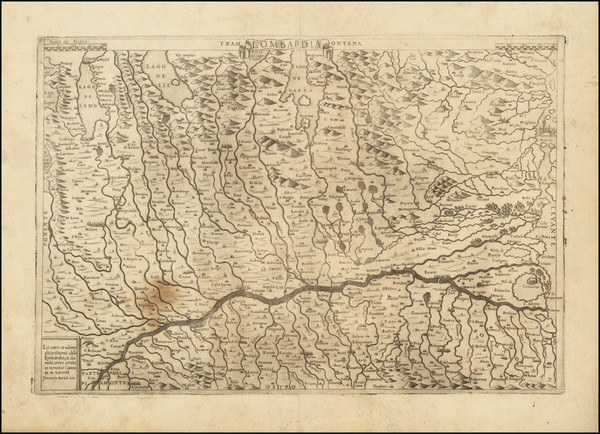 30-Northern Italy Map By Ferrando Bertelli