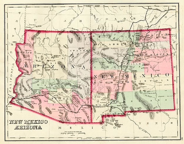 17-Southwest Map By O.W. Gray
