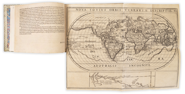 76-World, Pacific Ocean, Pacific, Oceania and Rare Books Map By Joris van Spilbergen  &  Jacob