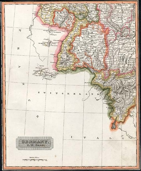 16-Europe and Germany Map By Aaron Arrowsmith