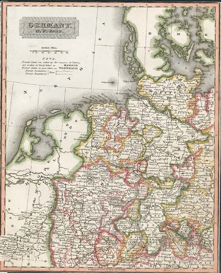 34-Europe and Germany Map By Aaron Arrowsmith