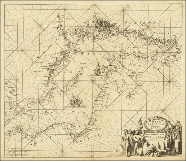 95-Poland, Baltic Countries and Sweden Map By Louis Renard