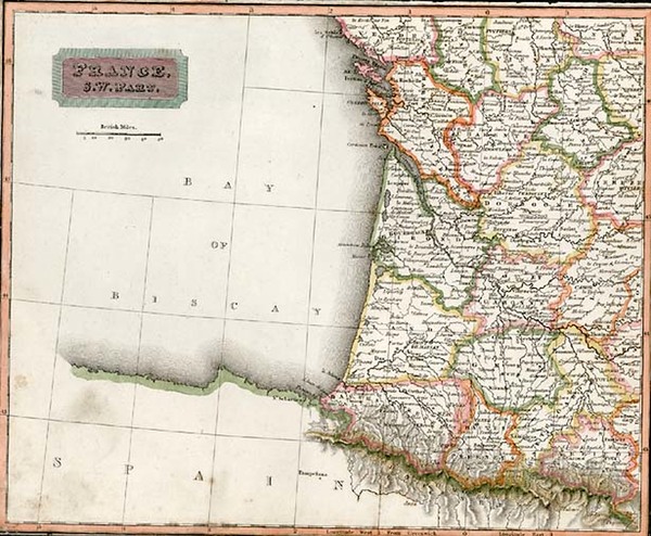 14-Europe and France Map By Aaron Arrowsmith