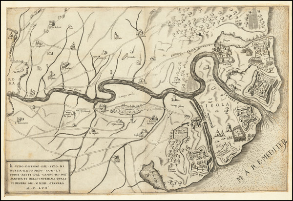 71-Northern Italy, Southern Italy and Rome Map By Antonio Salamanca