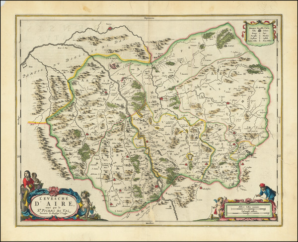 93-Grand Sud-Ouest Map By Pierre Du Val / Jan Jansson