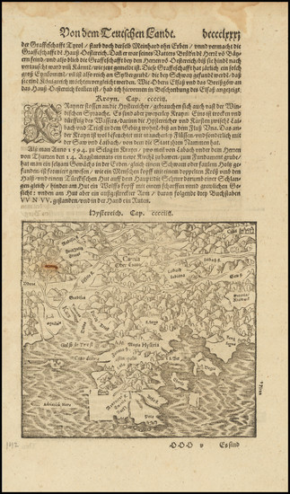 99-Croatia & Slovenia and Northern Italy Map By Sebastian Munster