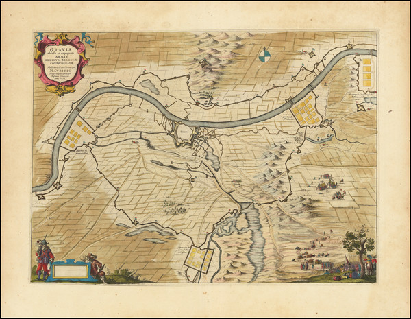 27-Netherlands Map By Johannes Blaeu