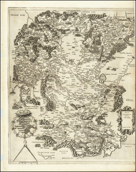 3-Hungary and Balkans Map By Anonymous / Antonio Lafreri